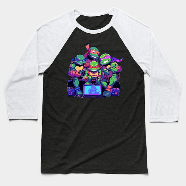 tmnt Baseball T-Shirt by dorapeterx